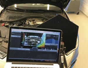 Norsonic acoustic camera screenshot